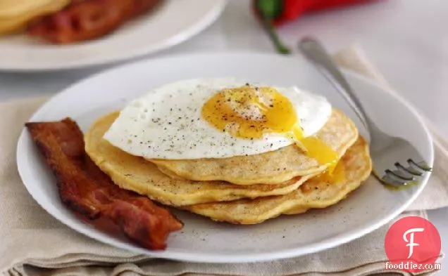 Bacon and Red Chili Pancakes