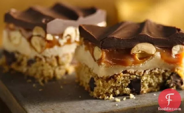 Gluten-Free Peanut Butter Cookie Candy Bars