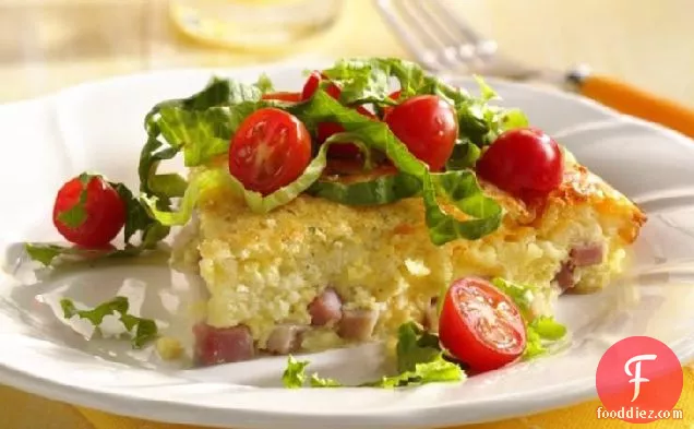 Impossibly Easy Chef’s Salad Pie
