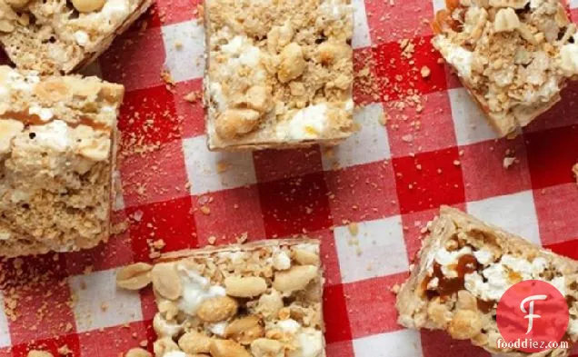 Salted Caramel Stuffed Chex® Cereal Treats