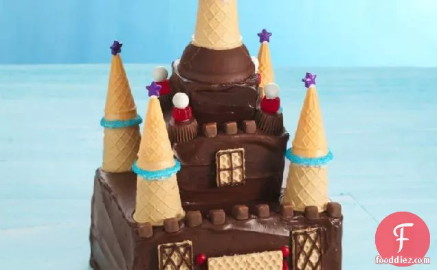 Chocolate Princess Castle Cake
