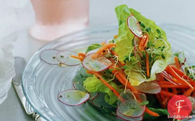 Butterhead Lettuce And Spring Vegetable Salad