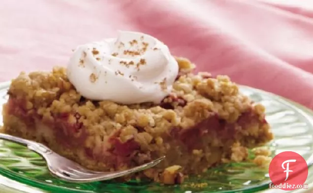 Strawberry-Rhubarb Squares