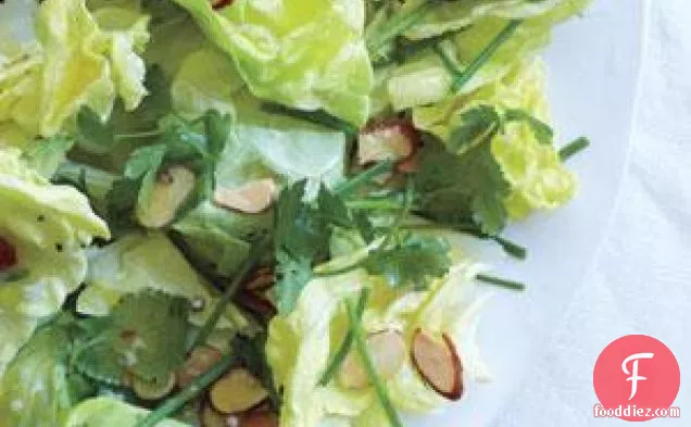 Boston Lettuce Salad With Herbs And Toasted Almonds