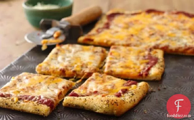 Italian Herb Crusted Cheese Pizza