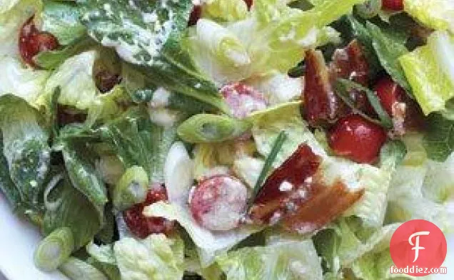 Romaine Salad With Tomatoes And Bacon