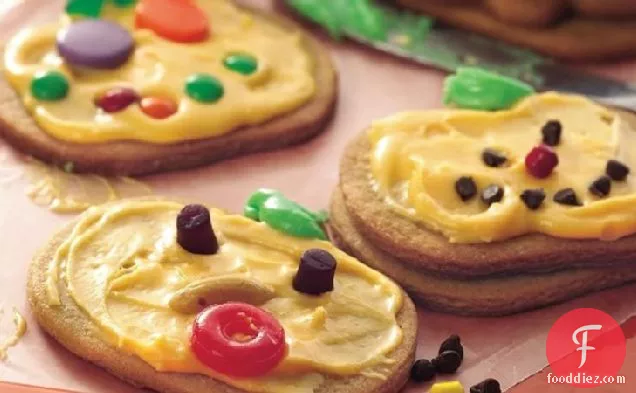 Jack-o'-Lantern Cookies