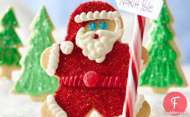 Santa Sugar Cookies