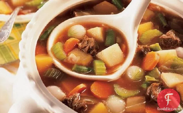 पुराने जमाने का बीफ-सब्जी का सूप