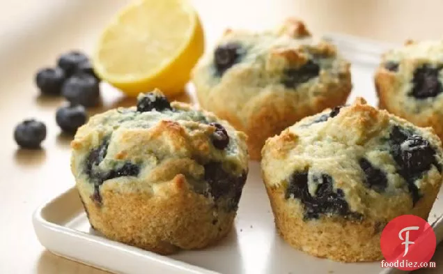 Greek Yogurt Blueberry Muffins