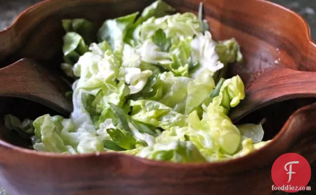 Butter Lettuce & Garden Herb Salad Recipe