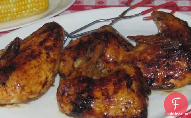 Bourbon-Glazed Grilled Chicken