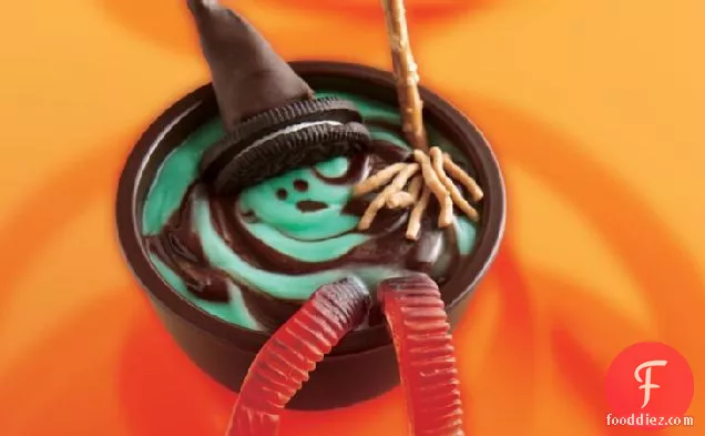 Melting Witch Pudding Cups
