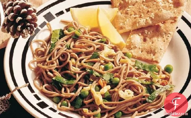 Soba Noodles with Ginger Sauce