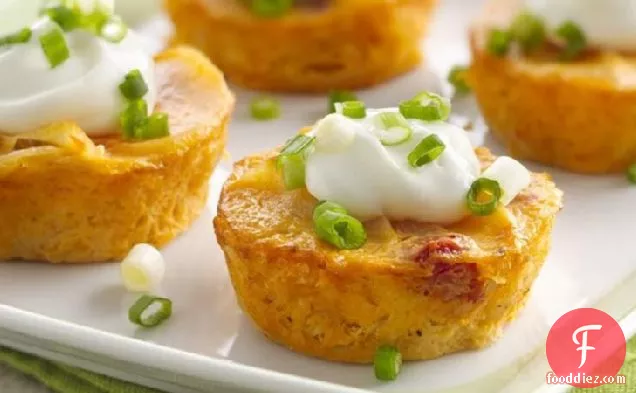Cheesy au Gratin Potato Cupcakes
