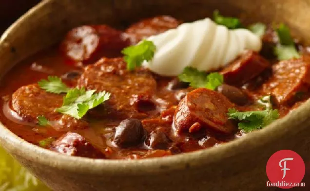 Hot and Spicy Chorizo Chili