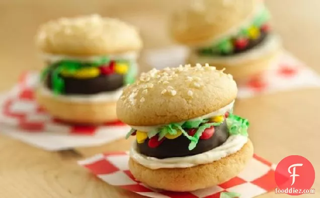 Mini Burger Cookies