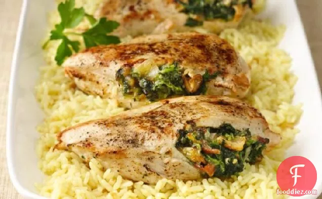 Spinach-Stuffed Chicken Breasts