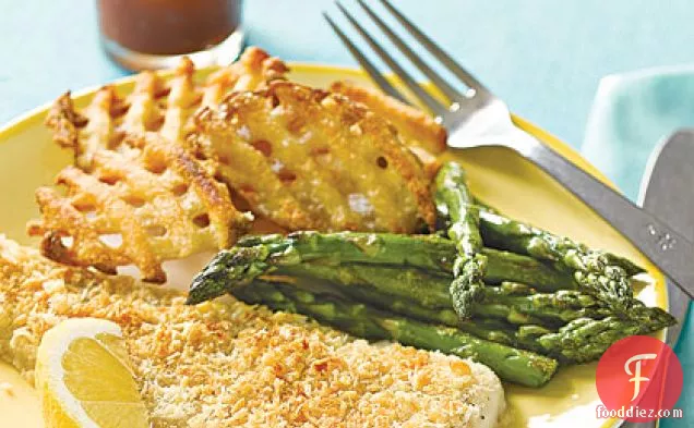 Crunchy Baked Flounder