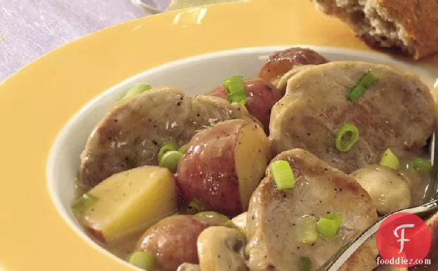 Pork Diane Skillet Supper