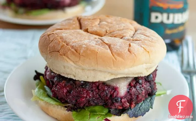 Best-Ever Beet and Bean Burgers