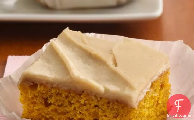 Orange-Spice Pumpkin Bars with Browned Butter Frosting
