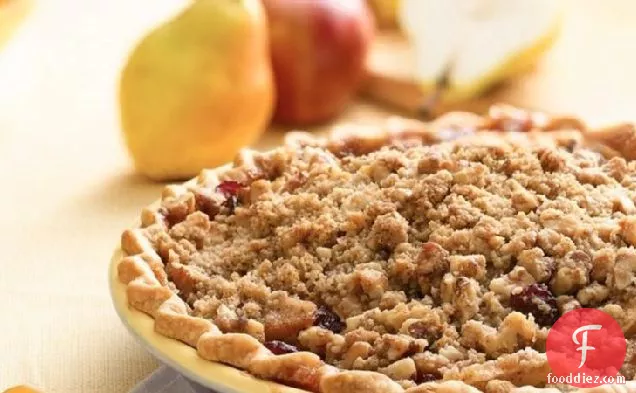 Apple, Pear and Cranberry Pie