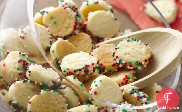 Mini Holiday Confetti Cookies