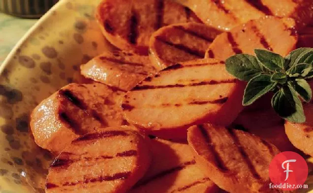 Grilled Sweet Potato Slices