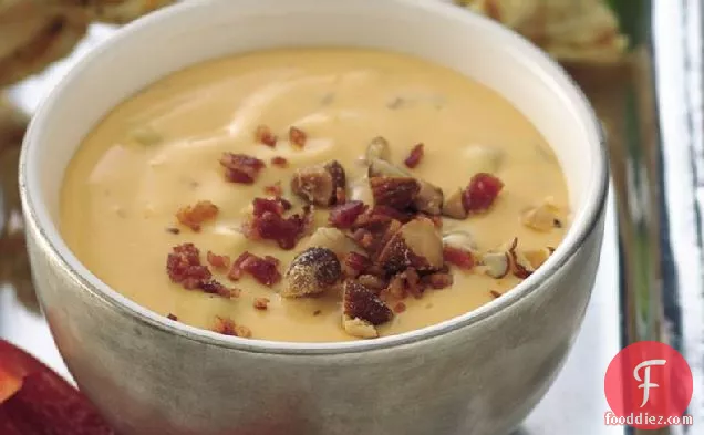 Smoked Almond, Cheddar and Bacon Dip