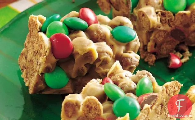 Holiday Chocolate Cereal Bars