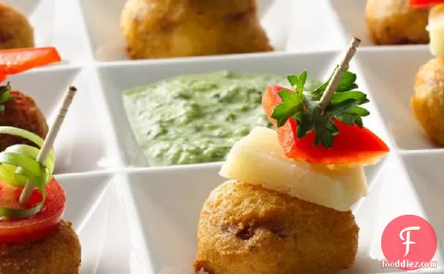 Chorizo Nuggets with Chimichurri Dipping Sauce