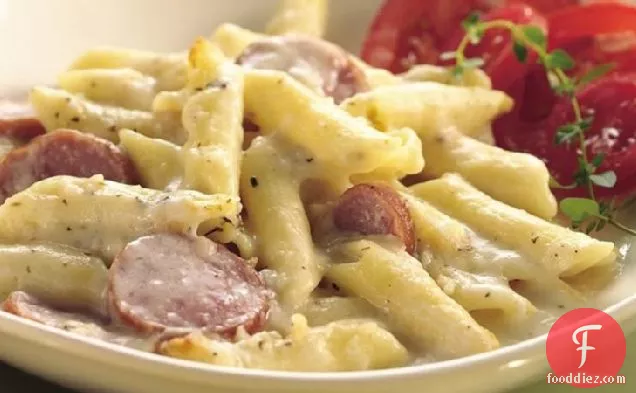 Cheesy Sausage and Penne Casserole