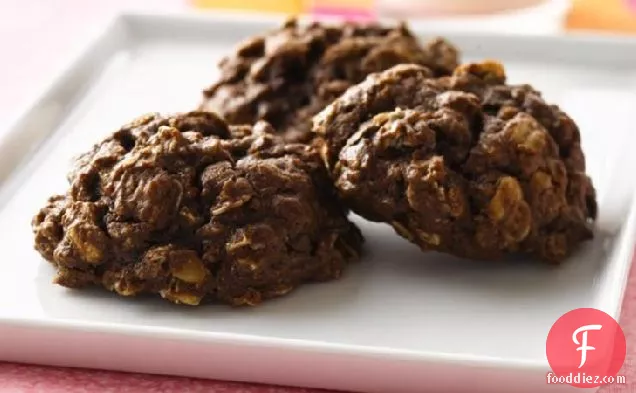 Double-Chocolate Oatmeal Cookies