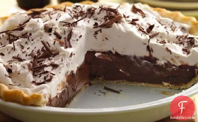 Dark Chocolate Stout Cream Pie