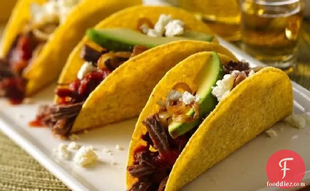 Spicy BEERbacoa Tacos