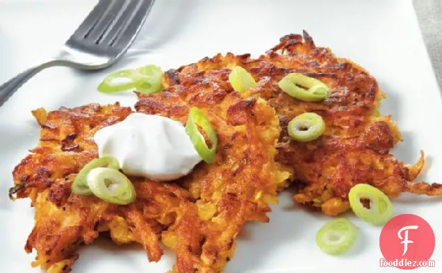 Sweet Potato Parsnip Latkes