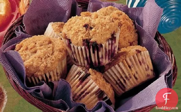 Blueberry Streusel Muffins (lighter )