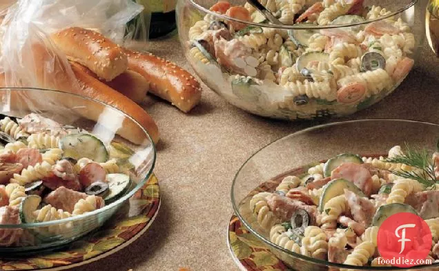 Dilled Pasta Salad with Smoked Fish