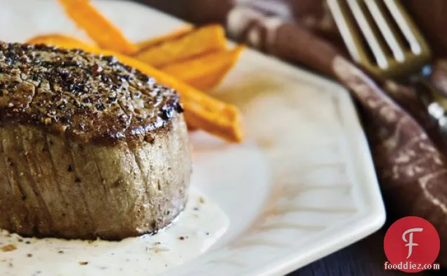 Seared Steak Filets With Mustard Saucecookbook Recipe