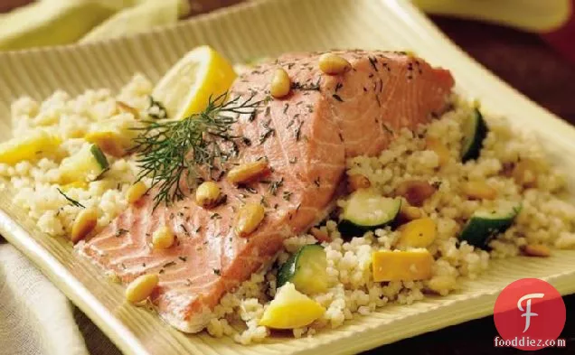 Salmon and Couscous Bake