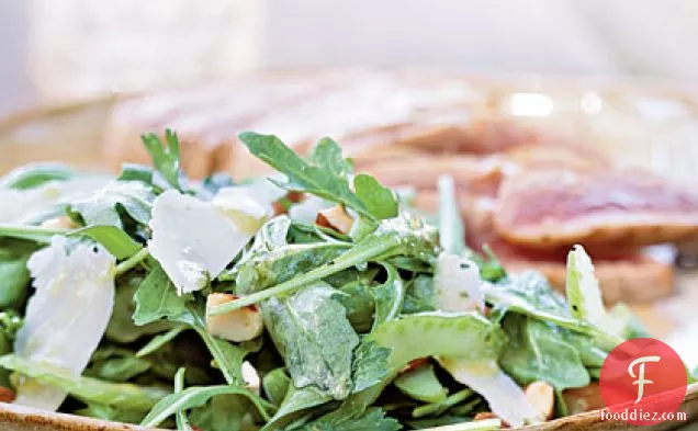 Arugula and Celery Salad with Lemon-Anchovy Dressing