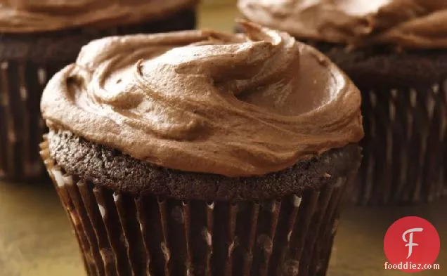 Sour Cream Chocolate Cupcakes