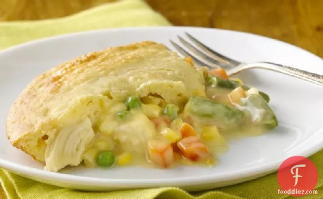 Easy Chicken Pot Pie (Cooking for 2)