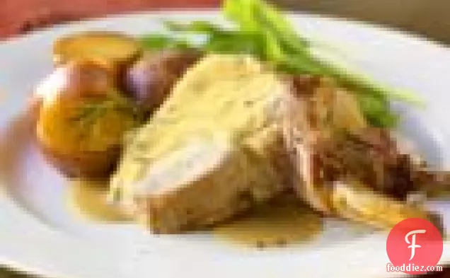 Roast Pork Loin With Mustard Marinade