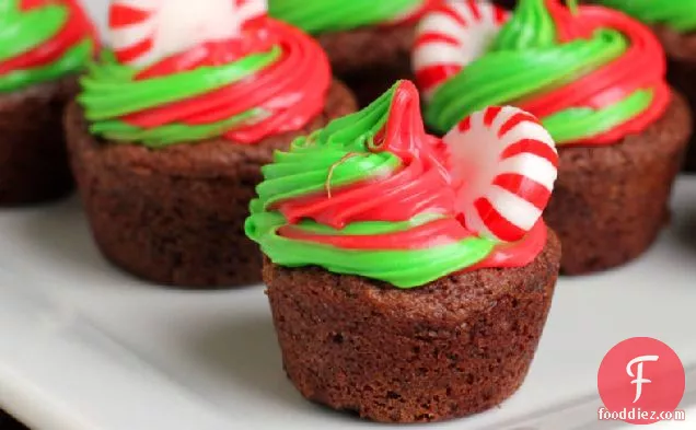Holiday Mini Mint Cookie Cups