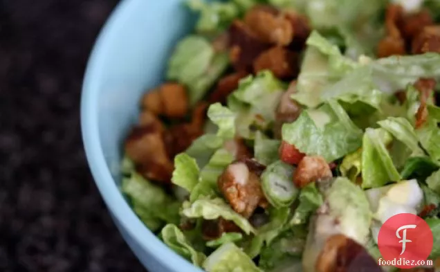 Chopped Salad With Bacon Honey Mustard