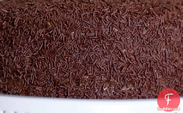 Ant House Cake with Chocolate Mascarpone Frosting