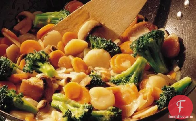 Stir-Fried Broccoli and Carrots