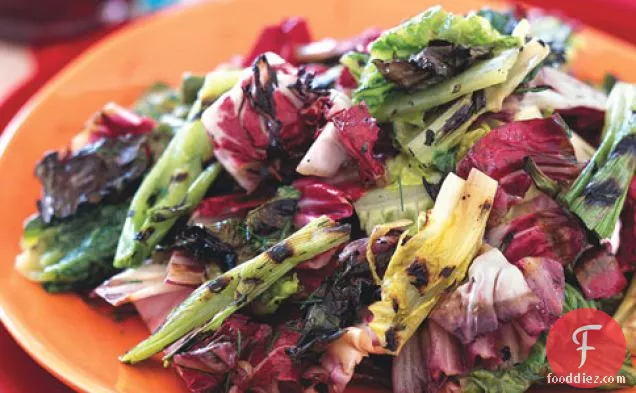 Grilled Radicchio Salad With Sherry-mustard Dressing